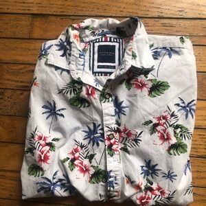 Cactus Tropical Print Men's Shirt